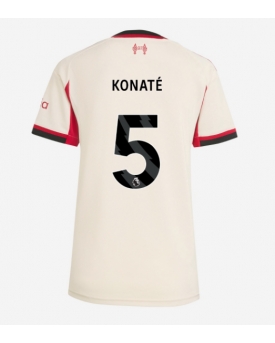 Billige Fotballdrakt Liverpool Ibrahima Konate #5 Replika Bortedrakt Dame 2025-26 Kortermet Billige Fotballdrakt Liverpool Ibrahima Konate #5 Replika Bortedrakt Dame 2025-26 Kortermet